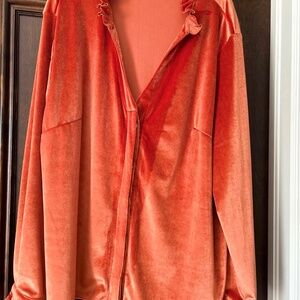 BEAUTIFUL VELOUR DRESSY BLOUSE!